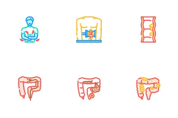 Gastroenterologist Hepatology Icon Pack