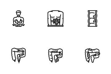 Gastroenterologist Hepatology Icon Pack