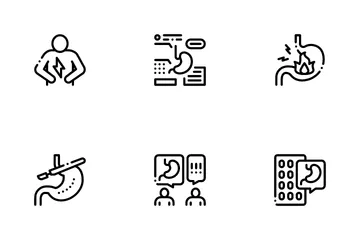 Gastroenterology And Hepatology Icon Pack