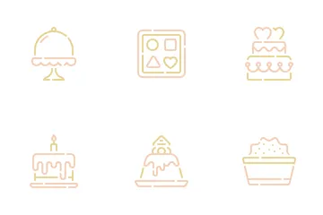 Gâteau Icon Pack