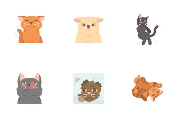 Emoción del gato Paquete de Iconos