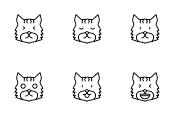 Emoji del gatto Icon Pack