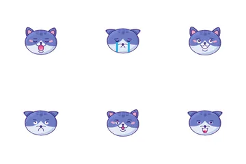 Emoji del gatto Icon Pack