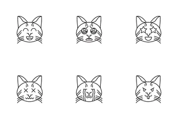 Emoji del gatto Icon Pack