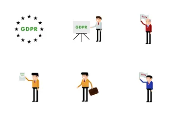 GDPR & Characters Icon Pack