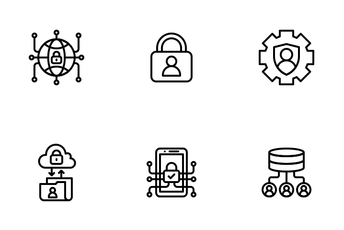 GDPR LineArt - General Data Protection Regulation Icon Pack