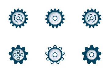 Gears (color) Icon Pack
