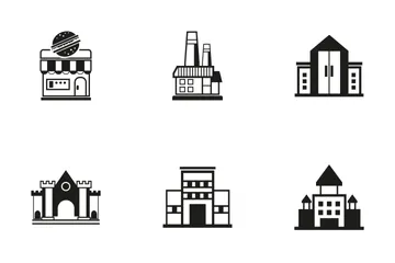 Gebäude 1 Symbolpack