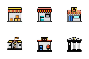 Gebäude Symbolpack