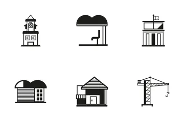 Gebäude 3 Symbolpack