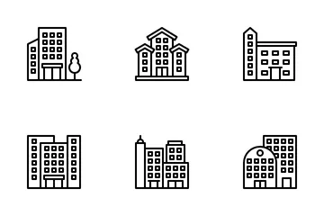 Gebäude Symbolpack