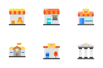 Gebäude Symbolpack