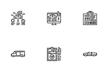 Gebrauchtwagenverkauf Autoservice Symbolpack