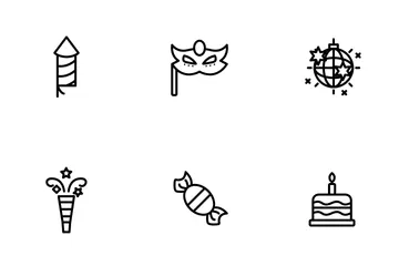 Geburtstagsfeier Symbolpack