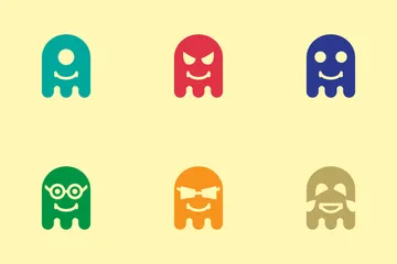 Geister-Emoji Symbolpack