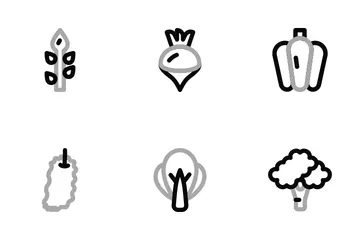 Gemüse Symbolpack