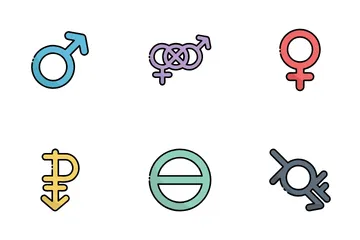 Gender Signs Icon Pack