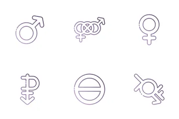 Gender Signs Icon Pack