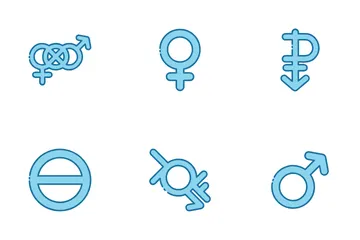 Gender Signs Icon Pack