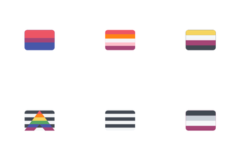 Genders Flags Icon Pack