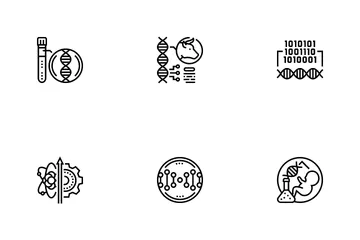 Genetic Engineering Icon Pack