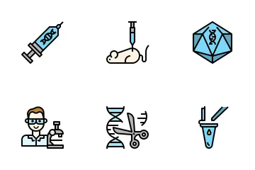 Genetics And Inheritance Icon Pack