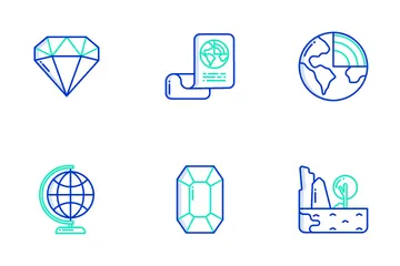 Geografia Pacote de Ícones