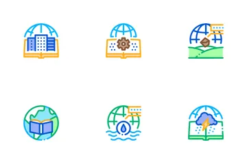 Geography Education Icon Pack