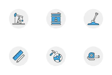 Geología Paquete de Iconos