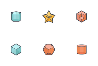 Geometric Abstract Shape Icon Pack