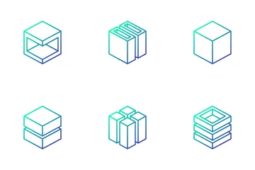 Geometric Cube Icon Pack