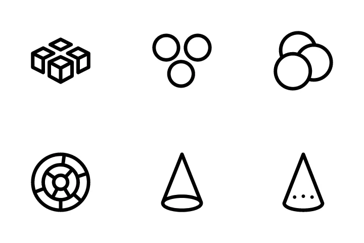 1,239 Geometric Shapes Icon Packs - Free in SVG, PNG, ICO - IconScout