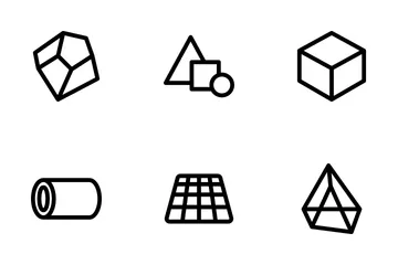 Geometric Shapes Icon Pack