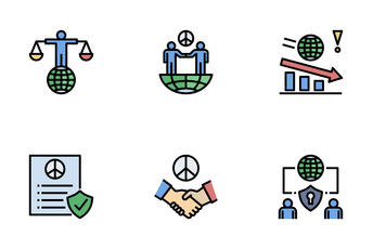 Geopolitical Tensions Icon Pack