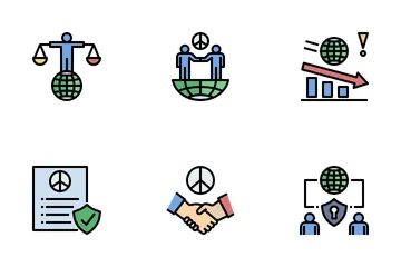 Geopolitical Tensions Icon Pack