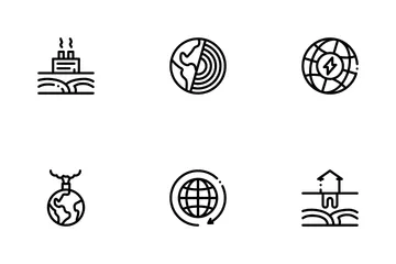 Geothermal Energy Icon Pack