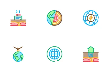 Geothermal Energy Icon Pack