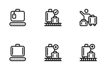 Gepäckausgabe Symbolpack