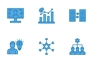 Gerenciamento de projetos Pacote de Ícones