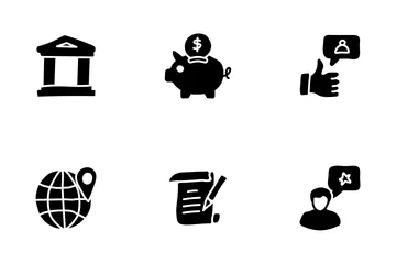 Gerenciamento de projetos e tempo Pacote de Ícones