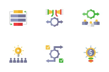 Gestão de Relacionamento com o Cliente Pacote de Ícones