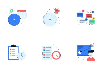 Gerenciamento de tempo Icon Pack
