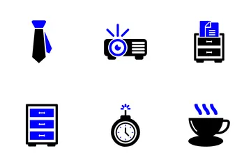 Geschäft und Büro Icon Pack