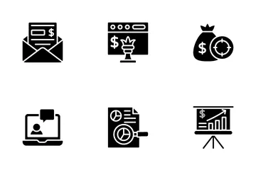 Geschäft und Finanzen Symbolpack