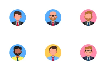 Geschäfts-Avatar Symbolpack