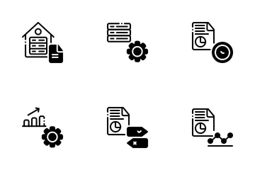 Geschäftsanalysen Symbolpack