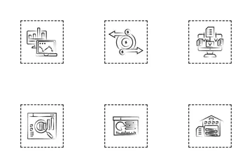 Geschäftsanalysen Symbolpack