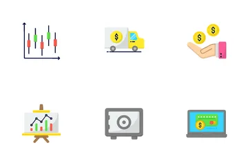 Geschäftsinvestitionen Symbolpack