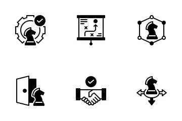 Geschäftsstrategie Symbolpack