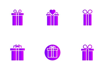 Geschenkbox Icon Pack